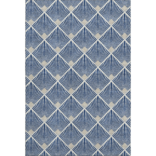 Dalyn Rugs The Reserve  Navy  Geometric