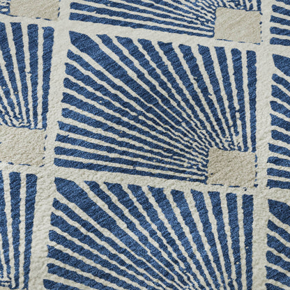 Dalyn Rugs The Reserve  Navy  Geometric
