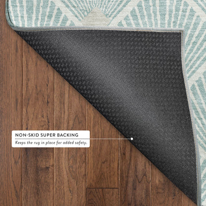 Dalyn Rugs The Reserve  Seafoam  Geometric