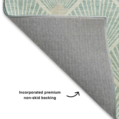 Dalyn Rugs The Reserve  Seafoam  Geometric