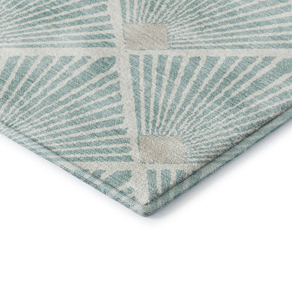 Dalyn Rugs The Reserve  Seafoam  Geometric