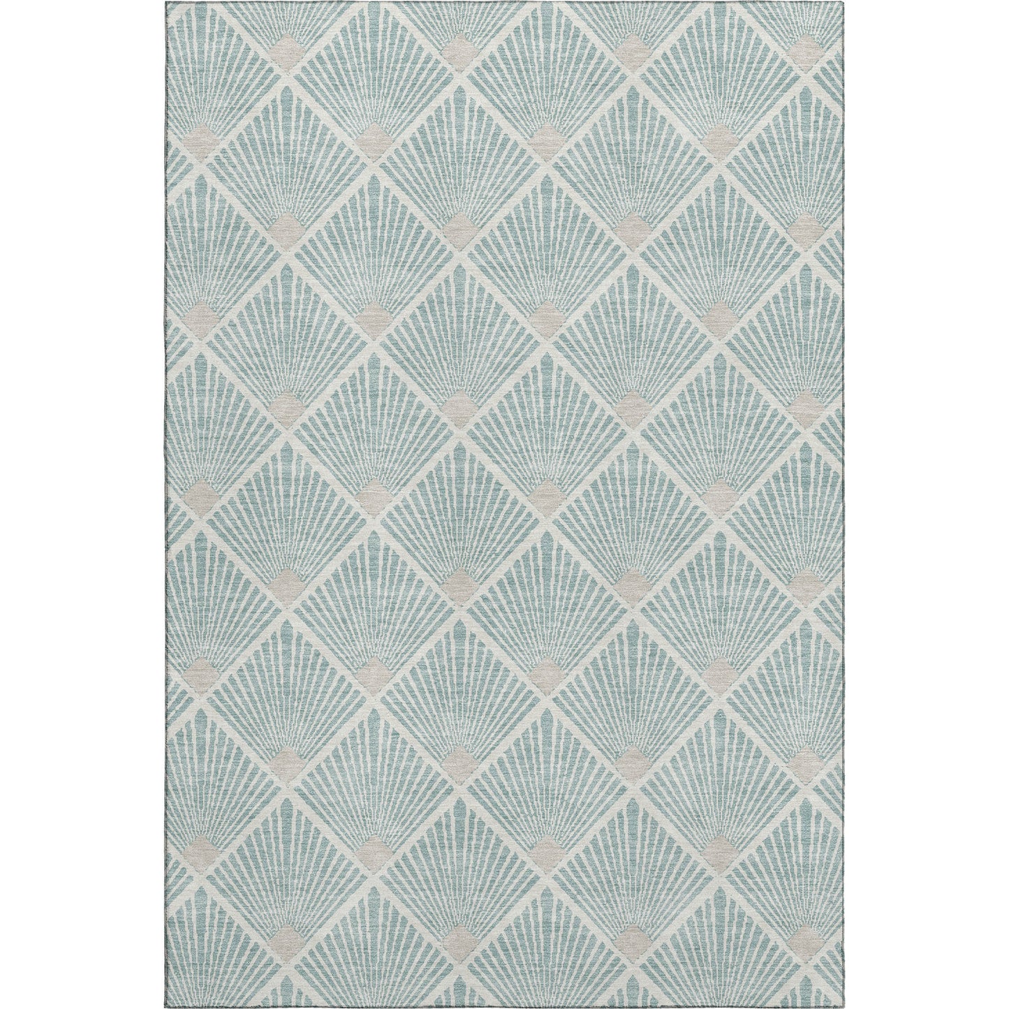 Dalyn Rugs The Reserve  Seafoam  Geometric