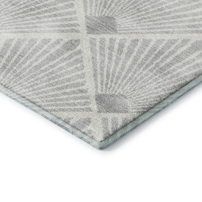 Dalyn Rugs The Reserve  Silver  Geometric