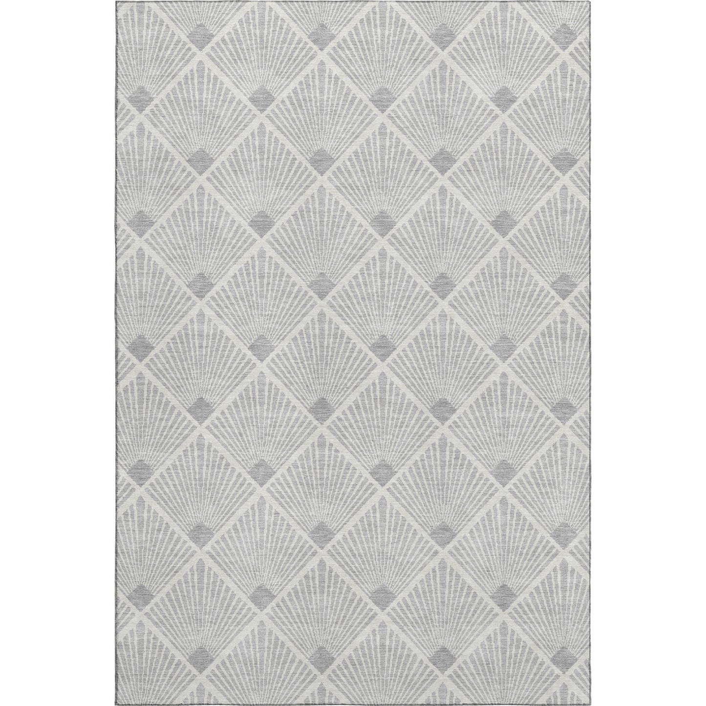 Dalyn Rugs The Reserve  Silver  Geometric