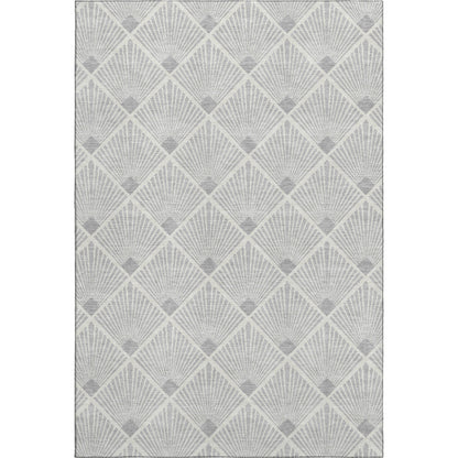 Dalyn Rugs The Reserve  Silver  Geometric