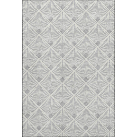 Dalyn Rugs The Reserve  Silver  Geometric