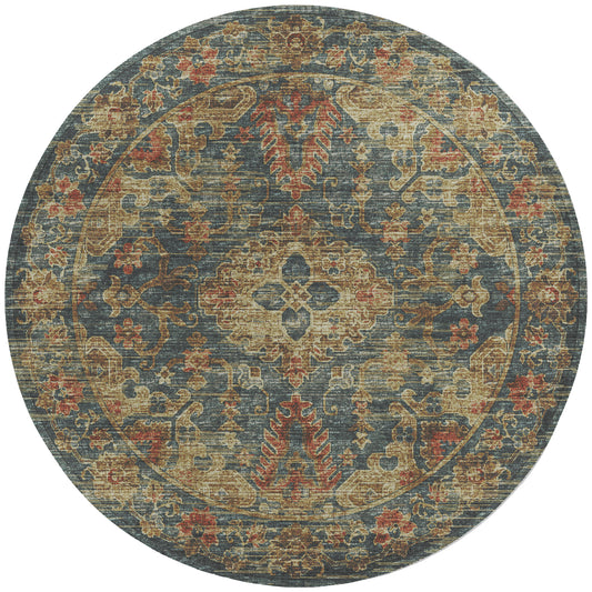 Dalyn Rugs Tuscany  Teal  Traditional