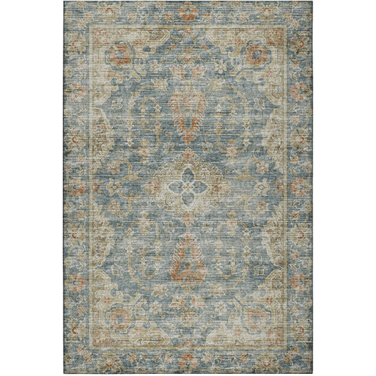 Dalyn Rugs Tuscany TU13 Teal Traditional Machine Made Rug