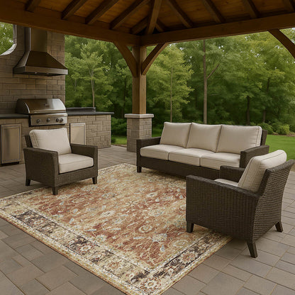 Dalyn Rugs Tuscany TU14 Paprika Traditional Machine Made Rug