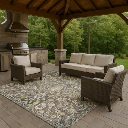 Dalyn Rugs Tuscany TU2 Gray Traditional Machine Made Rug
