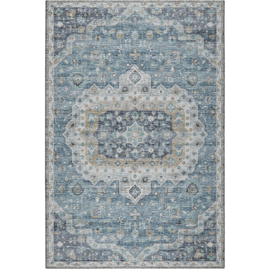 Dalyn Rugs Tuscany TU4 Blue Traditional Machine Made Rug