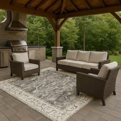 Dalyn Rugs Tuscany TU6 Charcoal Traditional Machine Made Rug