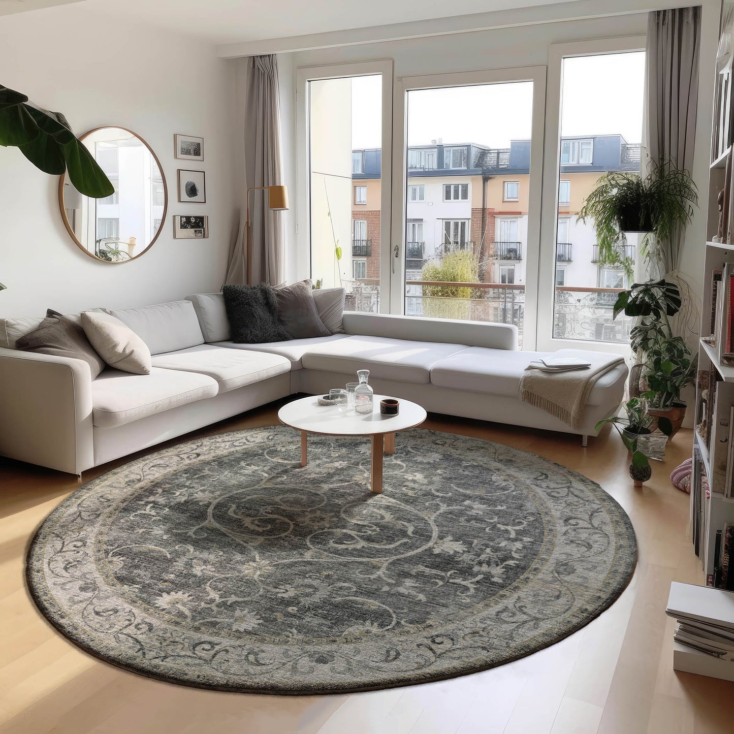 Dalyn Rugs Tuscany  Charcoal  Traditional