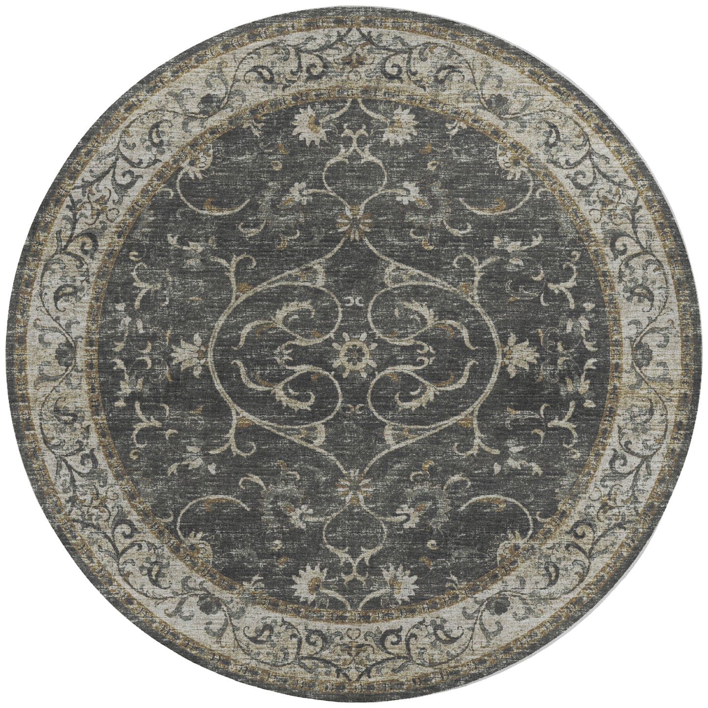 Dalyn Rugs Tuscany  Charcoal  Traditional
