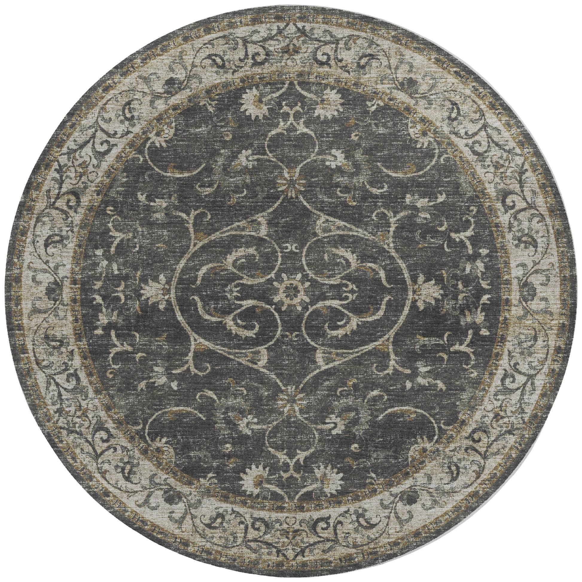 Dalyn Rugs Tuscany  Charcoal  Traditional