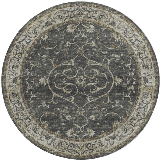 Dalyn Rugs Tuscany  Charcoal  Traditional
