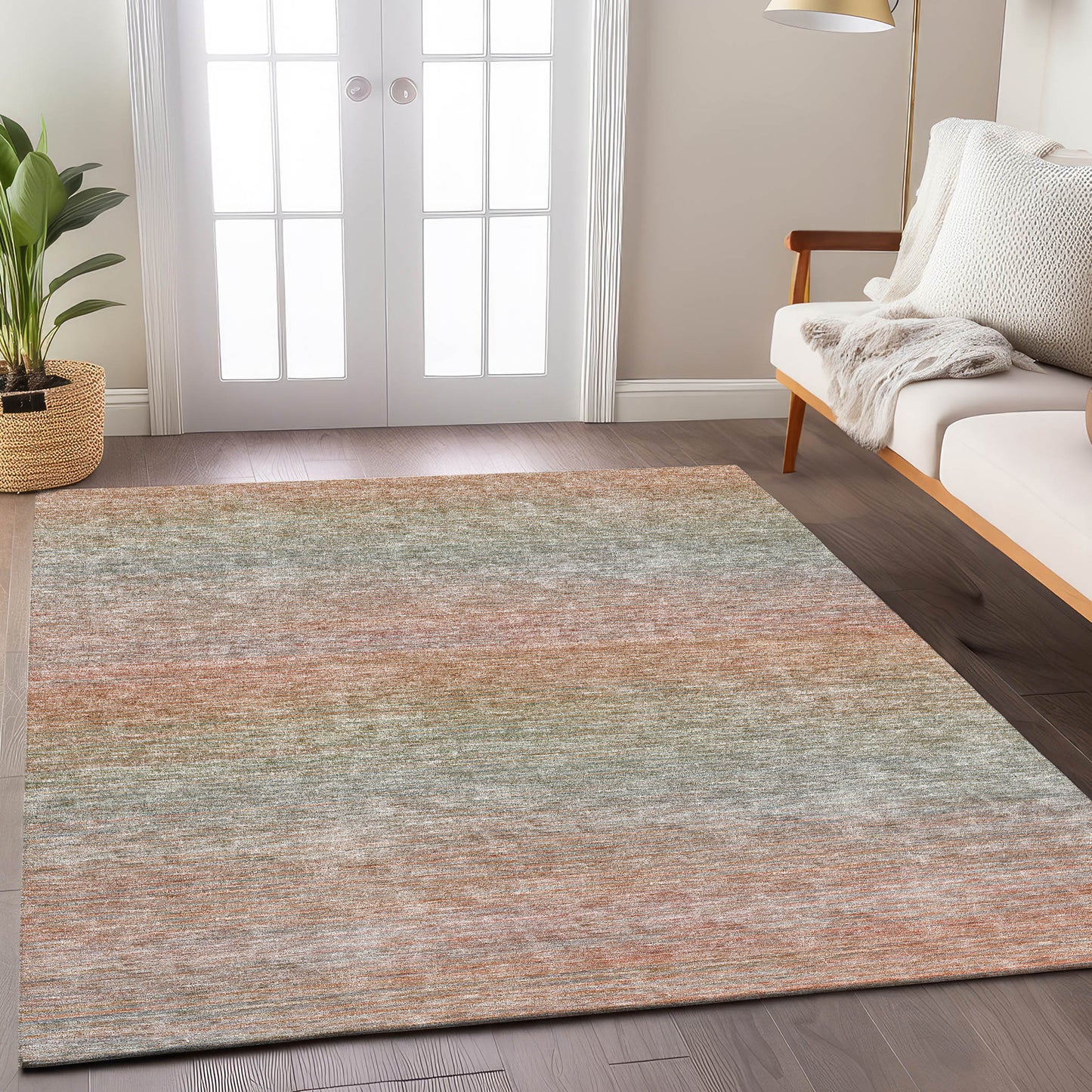 Dalyn Rugs Trevi  Coral  Transitional