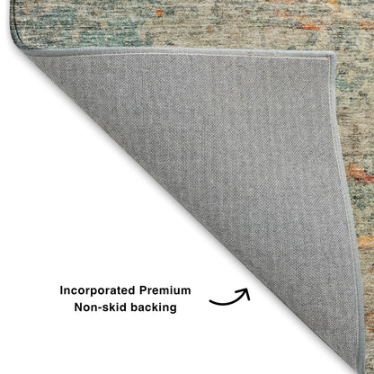 Dalyn Rugs Trevi  Teal  Transitional