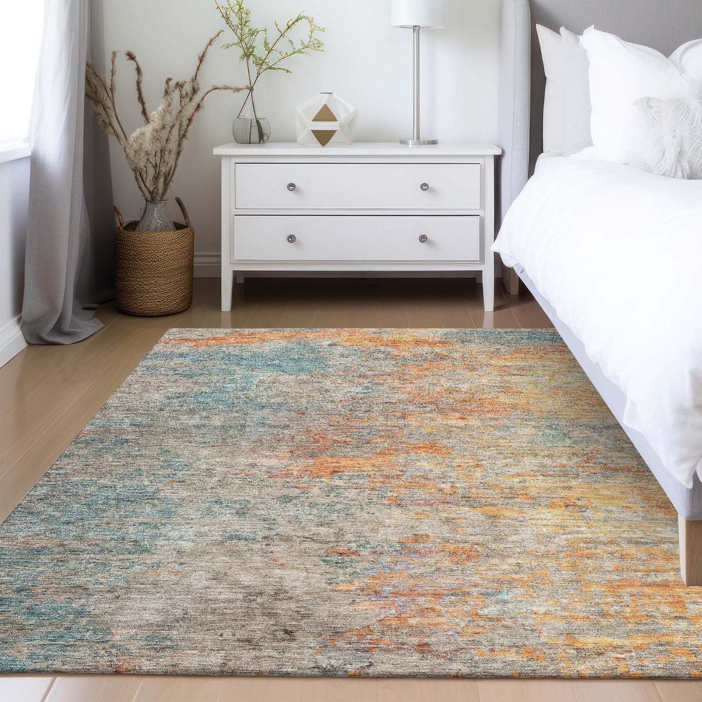 Dalyn Rugs Trevi  Teal  Transitional