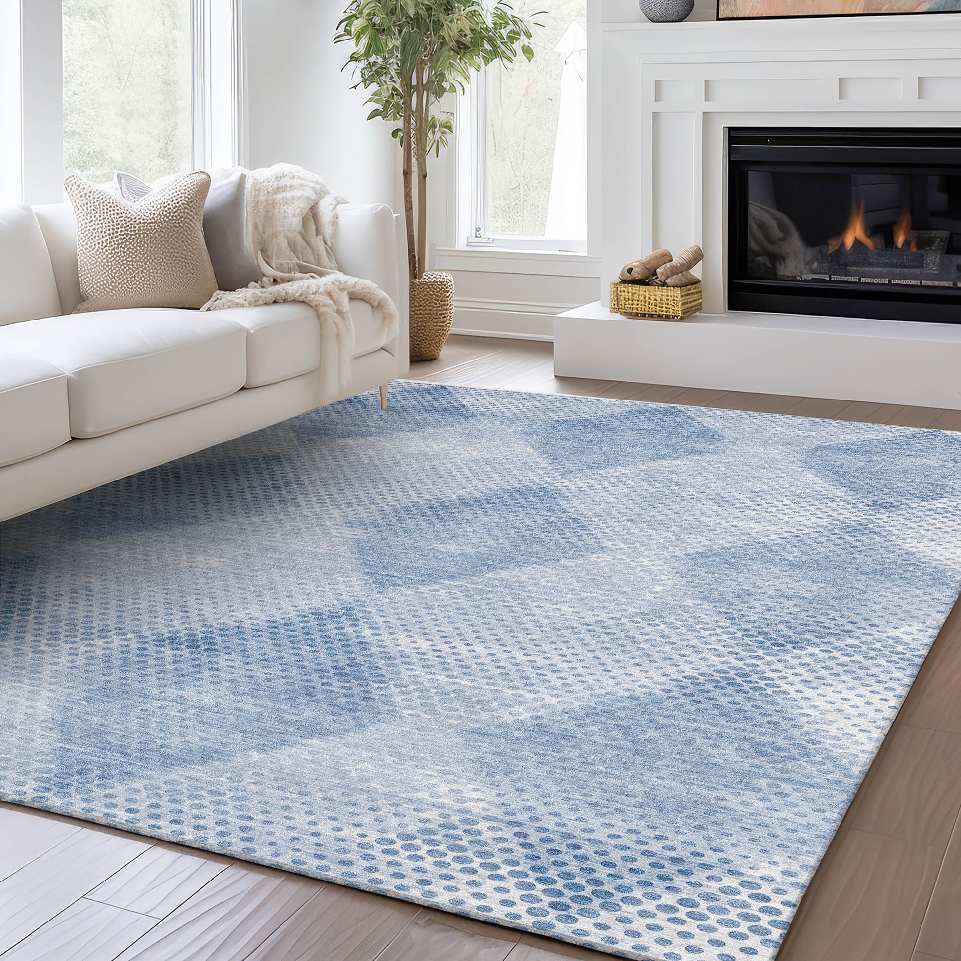 Dalyn Rugs Trevi  Blue  Transitional