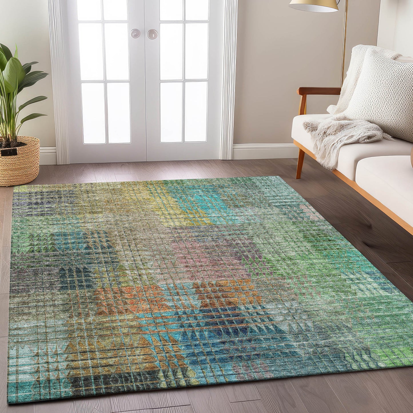 Dalyn Rugs Trevi  Green  Transitional