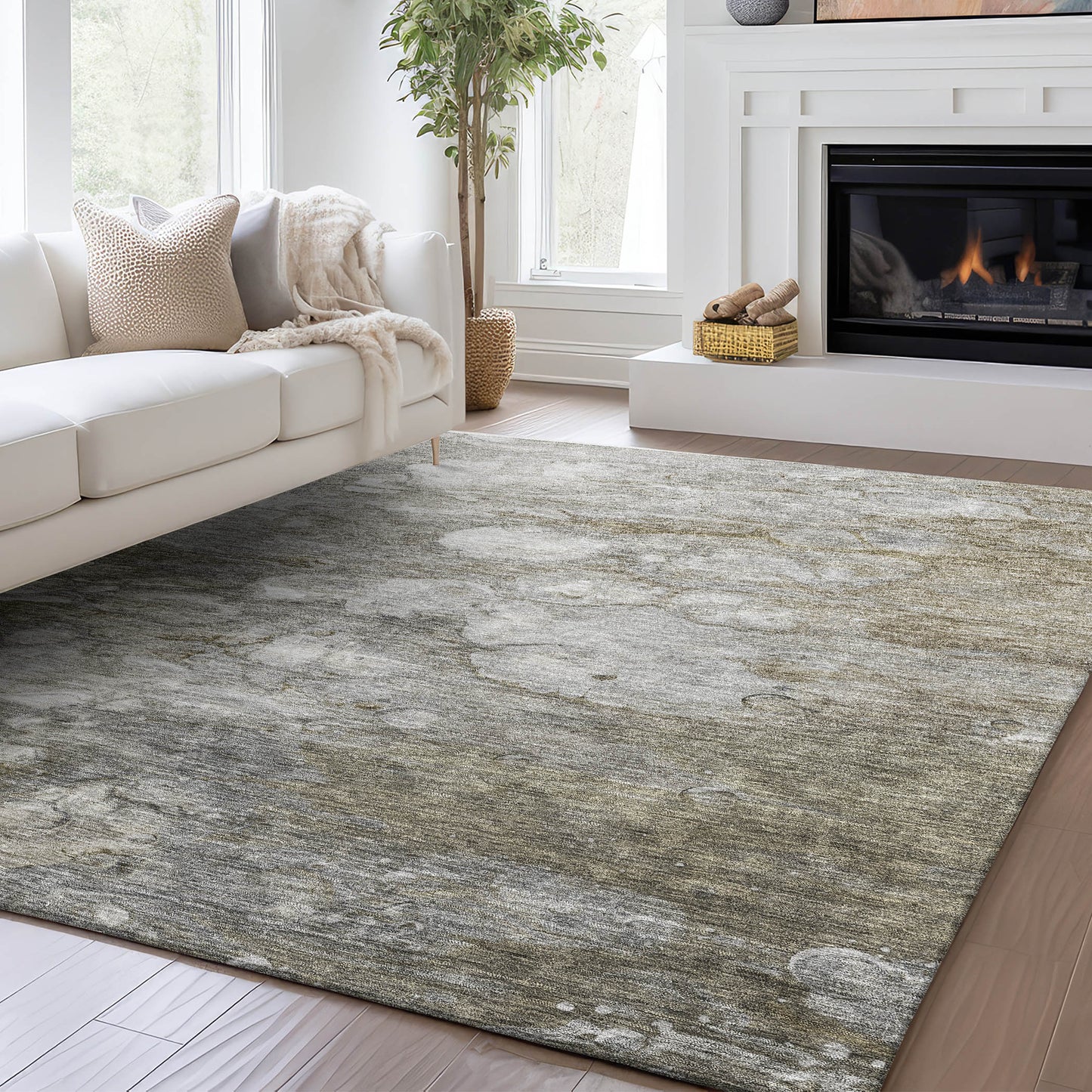 Dalyn Rugs Trevi TV7 Taupe  Transitional  Rug
