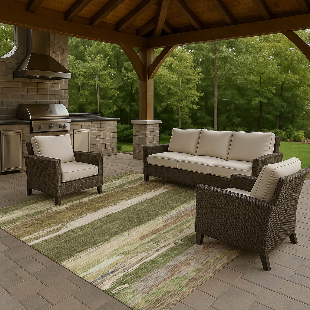 Dalyn Rugs Trevi  Olive  Transitional