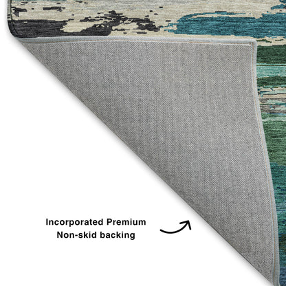 Dalyn Rugs Trevi  Teal  Transitional