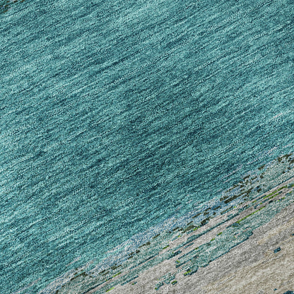 Dalyn Rugs Trevi  Teal  Transitional