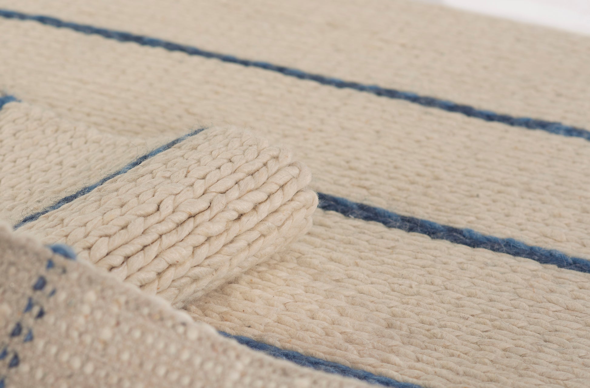 Momeni Twine  Blue  Contemporary