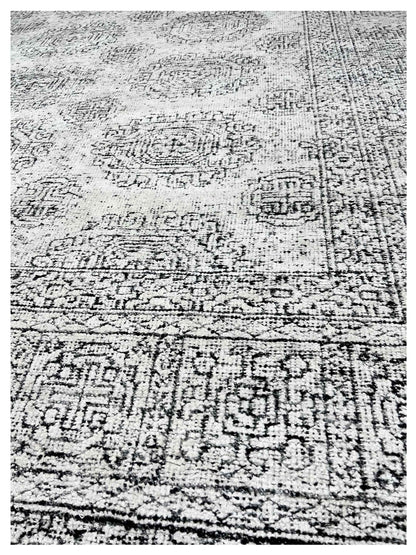 Artisan Serenade Black White Transitional Knotted Rug - Rugs - Artisan - Atlanta Designer Rugs