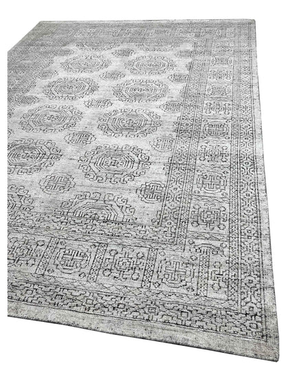 Artisan Serenade Indigo Ivory Transitional Knotted Rug - Rugs - Artisan - Atlanta Designer Rugs