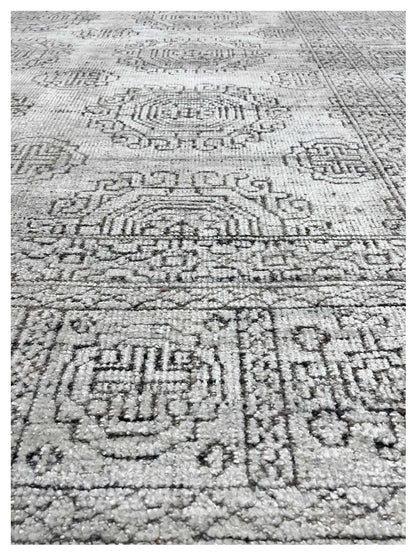 Artisan Serenade Indigo Ivory Transitional Knotted Rug - Rugs - Artisan - Atlanta Designer Rugs