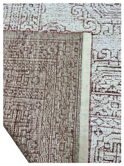 Artisan Serenade  Persimmion Ivory Transitional Knotted Rug