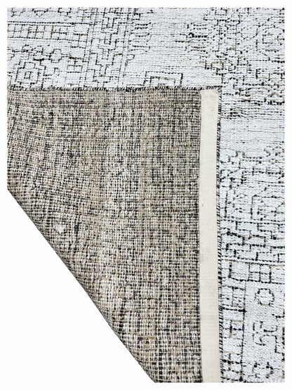 Artisan Serenade Black White Transitional Knotted Rug - Rugs - Artisan - Atlanta Designer Rugs