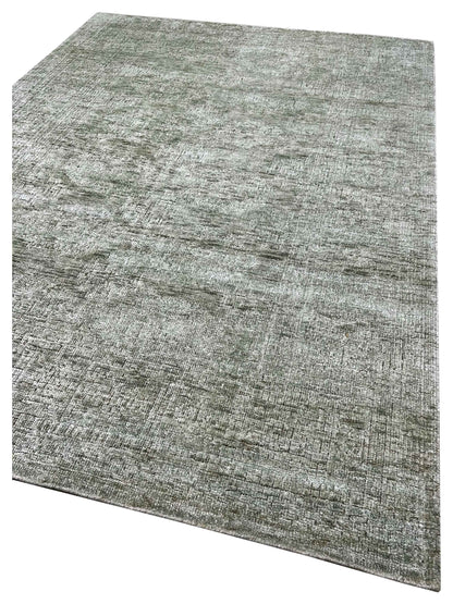 Artisan Serenade  ForestGreen Sage Transitional Knotted Rug