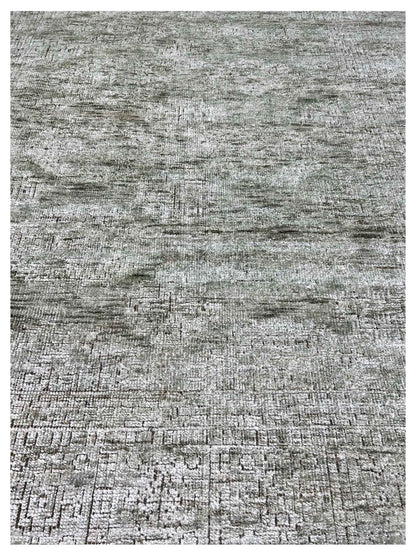 Artisan Serenade  ForestGreen Sage Transitional Knotted Rug