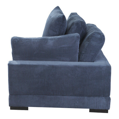 Moes Home Corner Chairs Tumble Blue Contemporary Furniture