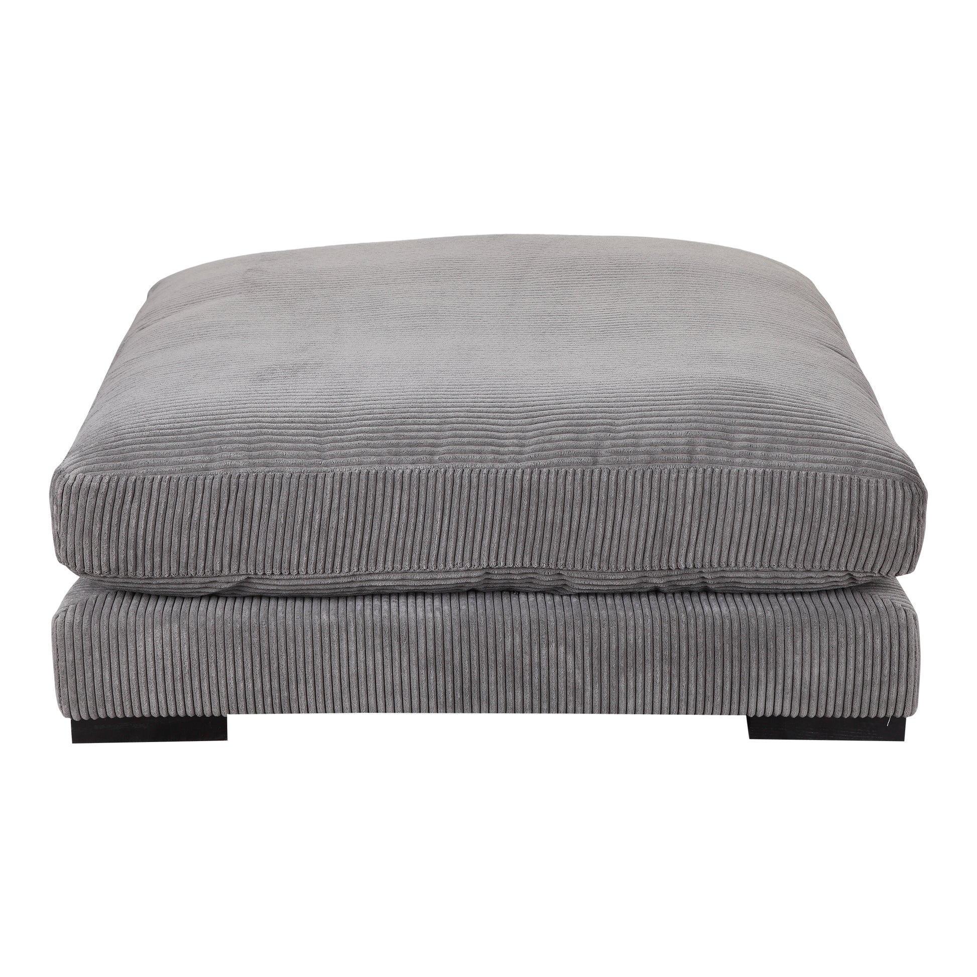 Moes Home Ottomans Tumble Grey Contemporary Furniture