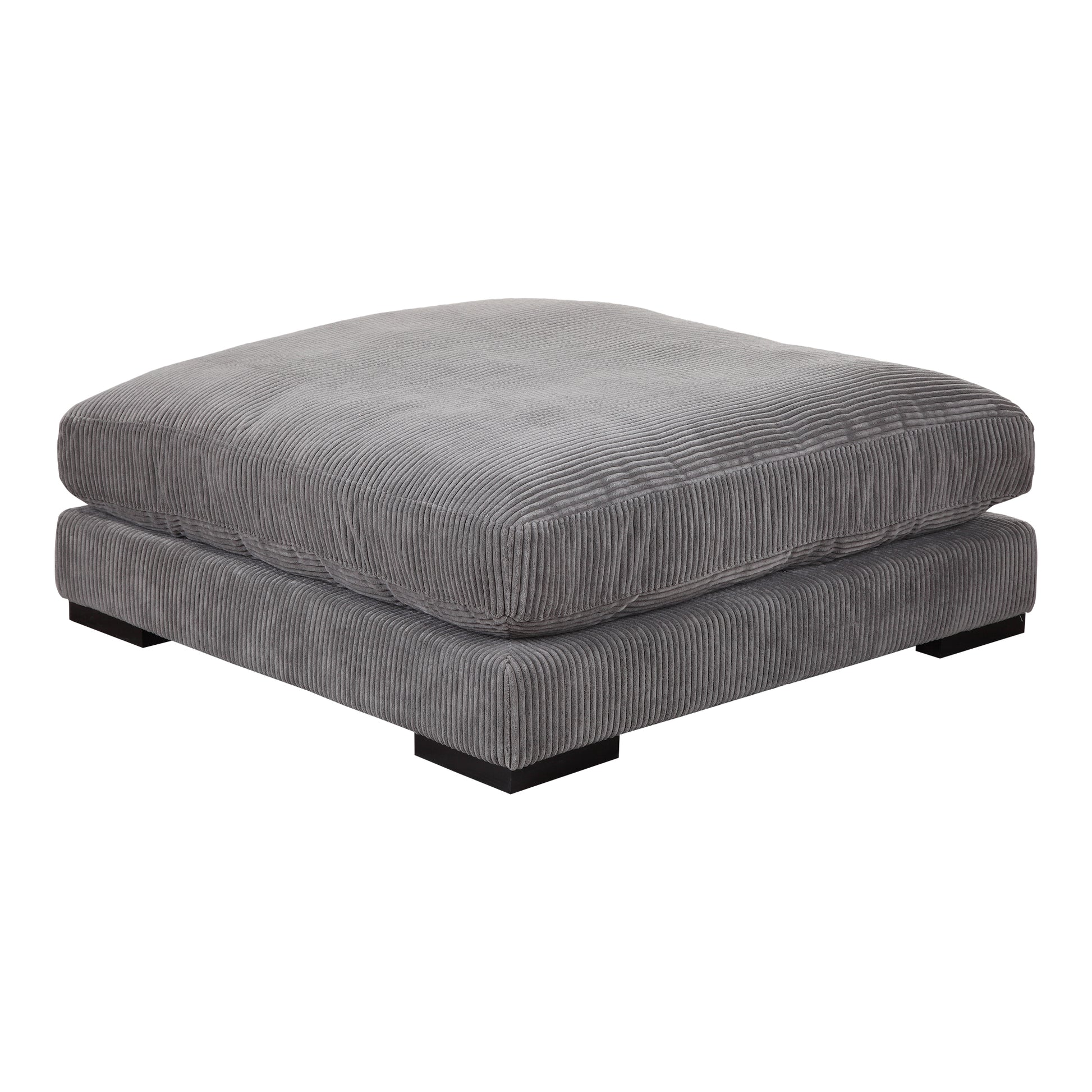Moes Home Ottomans Tumble Grey Contemporary Furniture