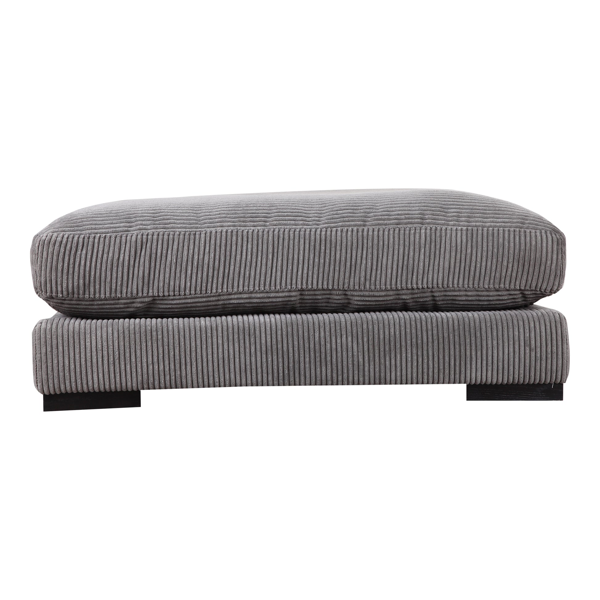 Moes Home Ottomans Tumble Grey Contemporary Furniture