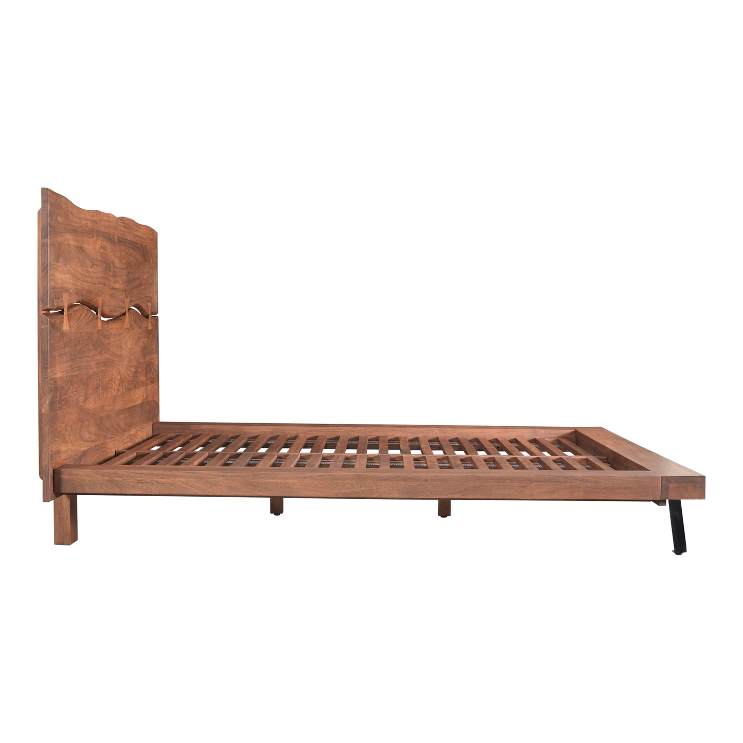 Moes Home Beds Madagascar Brown Industrial Furniture