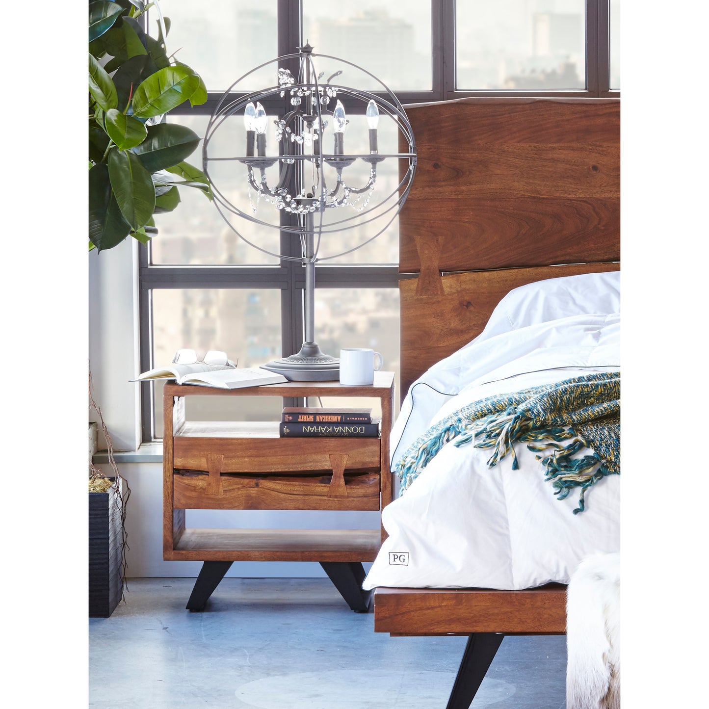 Moes Home Nightstands Madagascar Brown Industrial Furniture