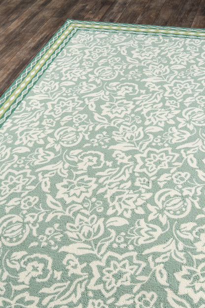 Madcap Cottage Under A Loggia  Green  Transitional