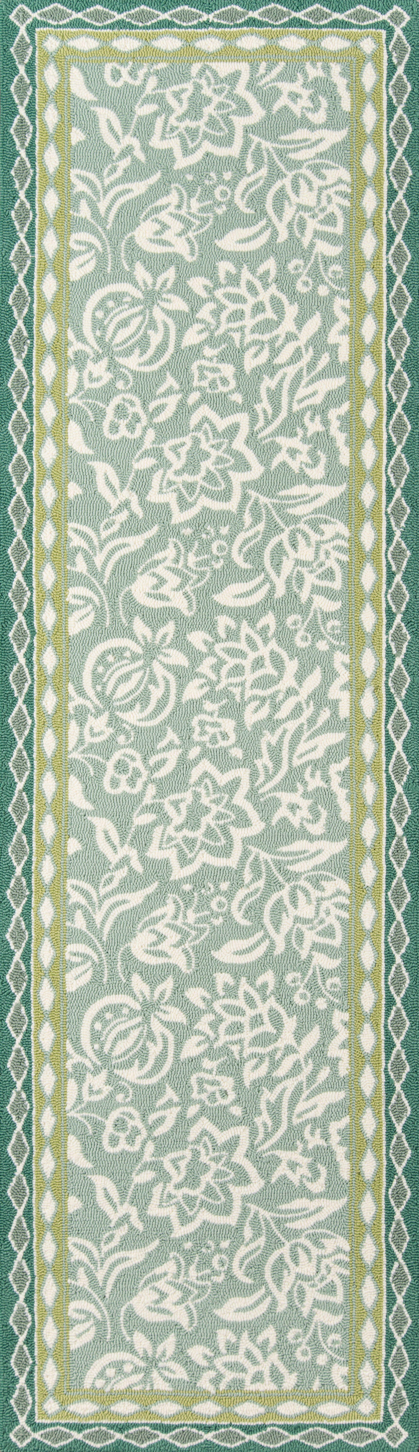 Madcap Cottage Under A Loggia  Green  Transitional