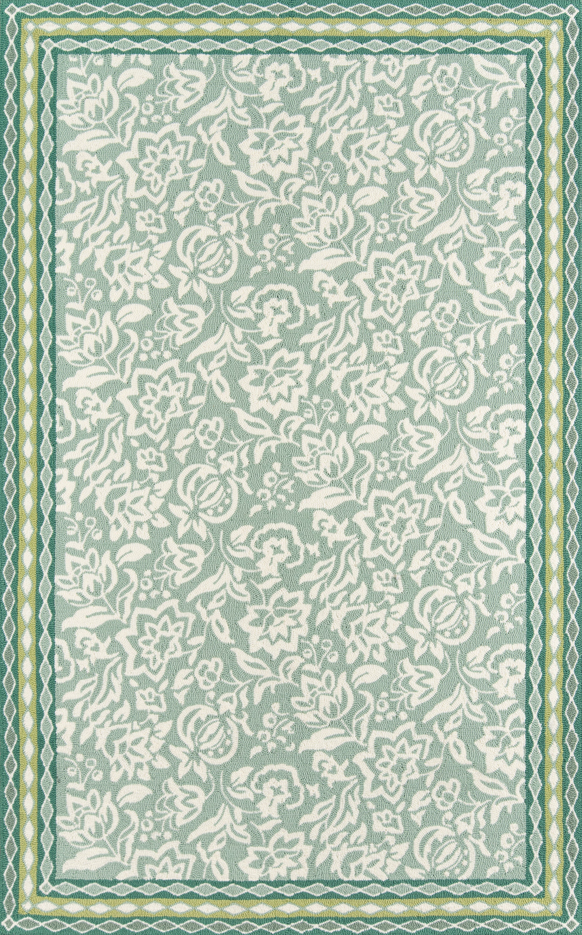 Madcap Cottage Under A Loggia  Green  Transitional