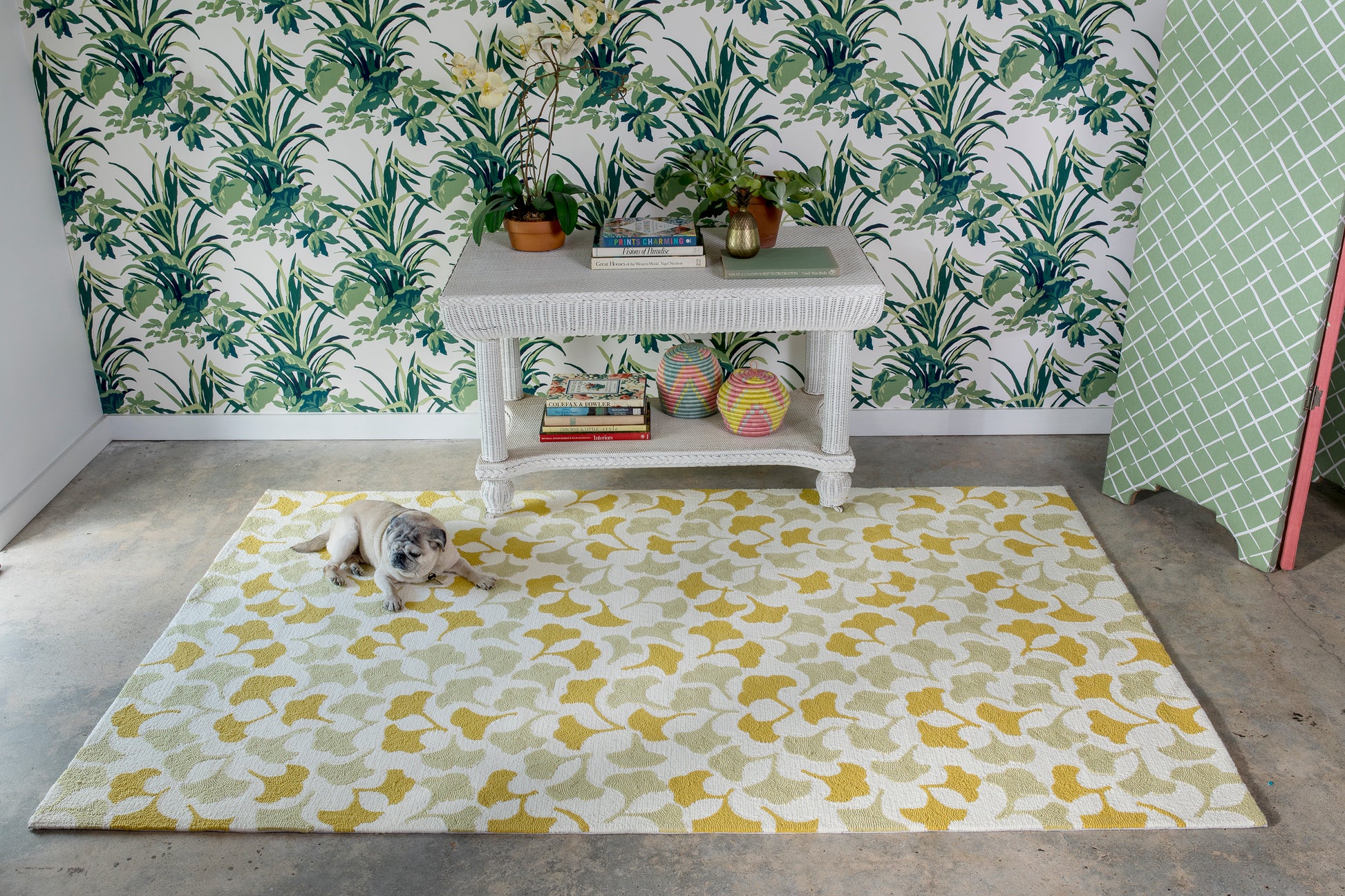 Madcap Cottage Under A Loggia  Gold  Contemporary