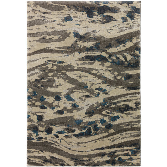 Dalyn Rugs Upton  Pewter  Abstract