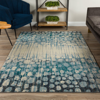 Dalyn Rugs Upton  Pewter  Abstract