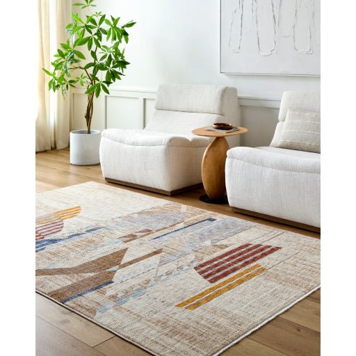 Frank Lloyd Wright Foundation Usonia USO - 2303 White Modern Rug - Rugs - Frank Lloyd Wright Foundation - Atlanta Designer Rugs